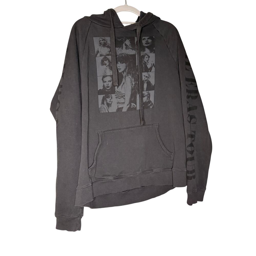 Taylor Swift Era Tour hoodie in charcoal grey limited edition concert merch